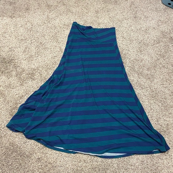 LuLaRoe Dresses & Skirts - Striped Lularoe maxi skirt